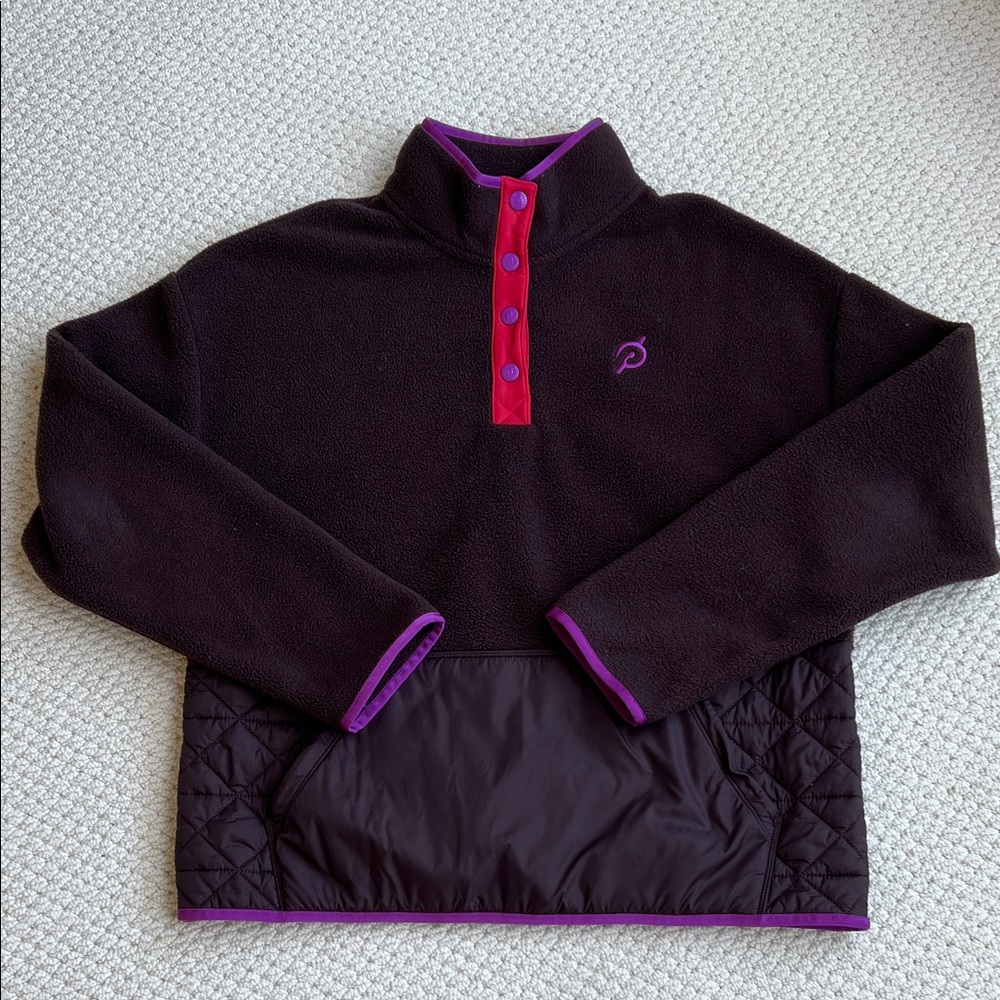 EUC Peloton fleece pullover Women’s Size Small